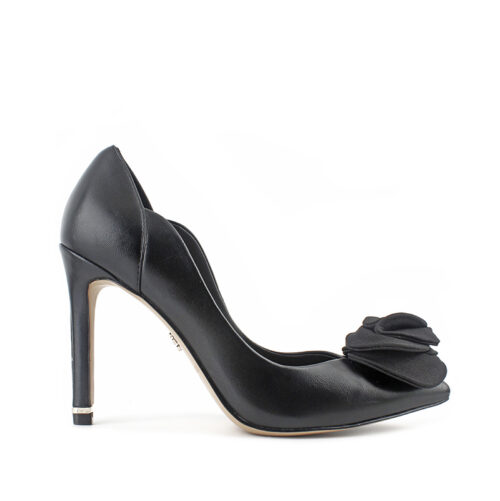 Women's Fabric‑Rose Pointed‑Toe Stiletto Pump | OEM ODM Custom Ladies High Heels