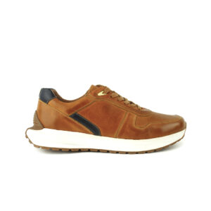 Men's DoubMen’s Vintage Leather Retro Running Sneaker
