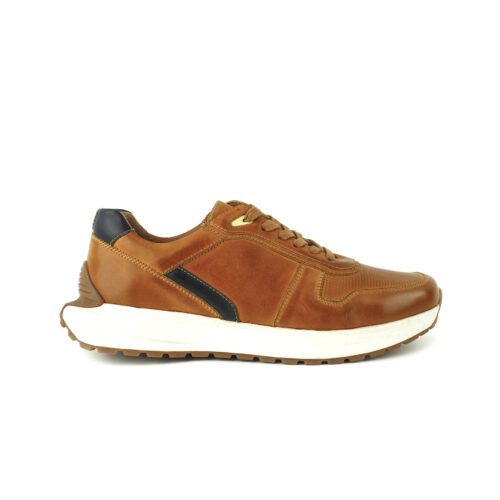Men's DoubMen’s Vintage Leather Retro Running Sneaker