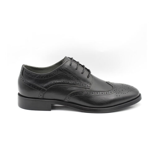 Men's Perforated Cap Toe Leather Oxford Formal Shoes