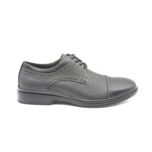 Men's Perforated Cap Toe Leather Oxford Formal Shoes