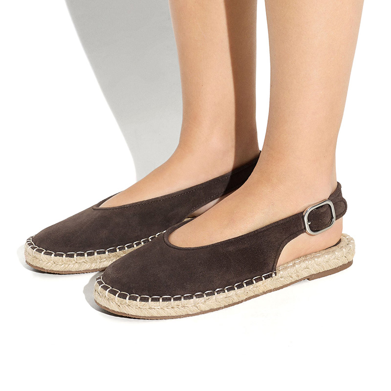Slingback Espadrille Flat Shoes