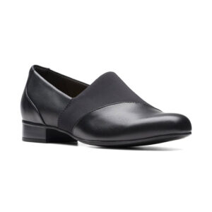 Zapatos sin cordones con punta redonda y tacón bajo de bloque