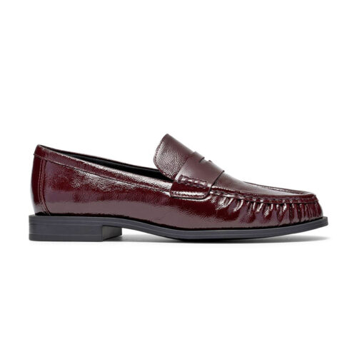 Ruched Penny Loafers