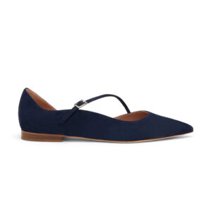 Bailarinas Mary Jane con punta afilada y correa en T