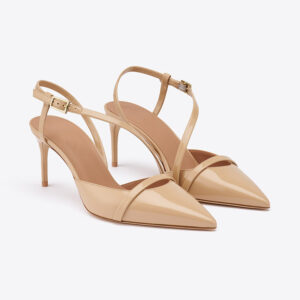 Pointed Toe Crisscross Slingback Stiletto Heels