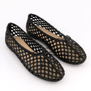 Woven Mesh Ballet Flats
