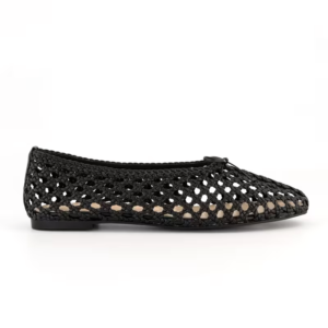 Woven Mesh Ballet Flats