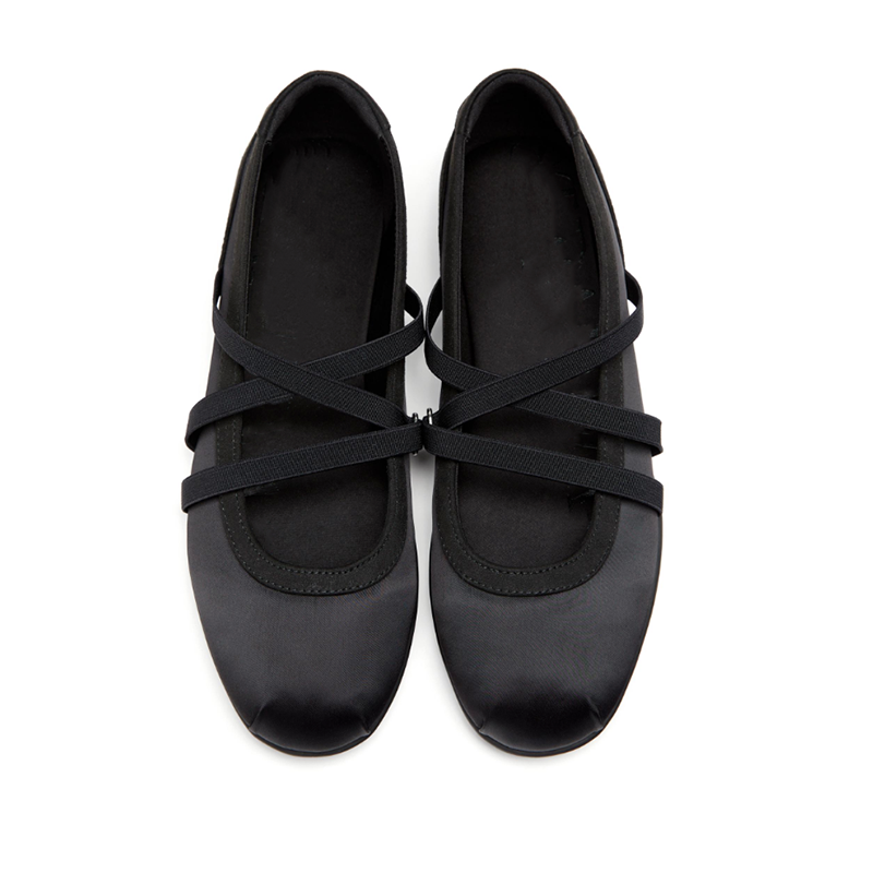 Crisscross Strap Ballet Flats